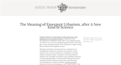 Desktop Screenshot of emergenturbanism.com